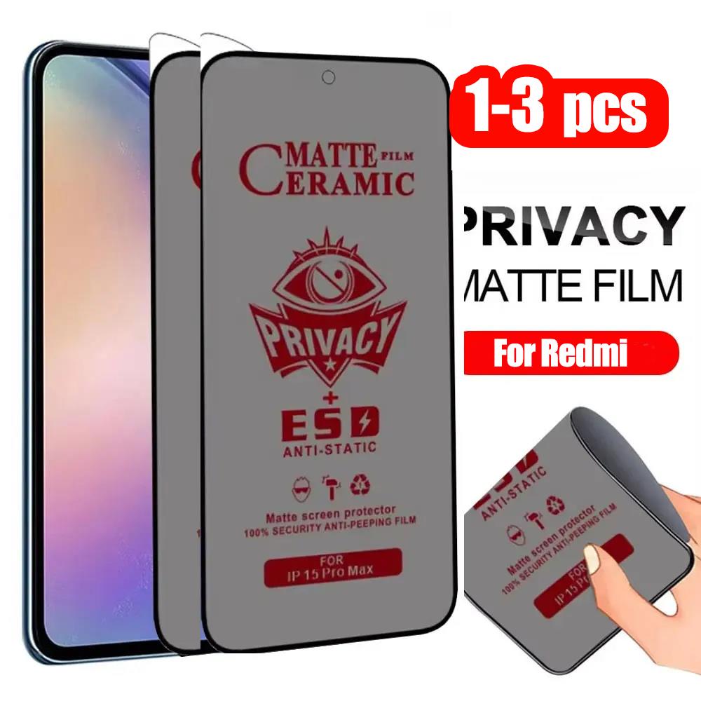 Privacy Screen Protector - 1-3 Buah Film Privasi Keramik Matte