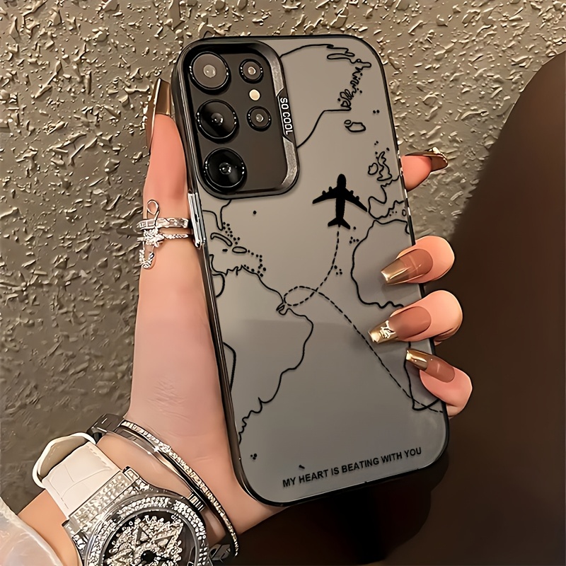 Samsung Galaxy A55 - Casing Ponsel Rute Pesawat yang Menarik