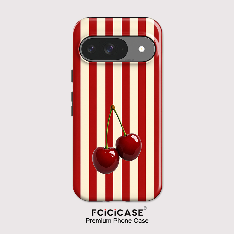 Google Pixel 9 Pro - Fcicicase Casing Ponsel Pola Garis Ceri