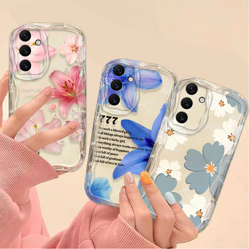 Casing Ponsel Pola Bunga Lily  - Samsung Galaxy A55 ulasan dan harga