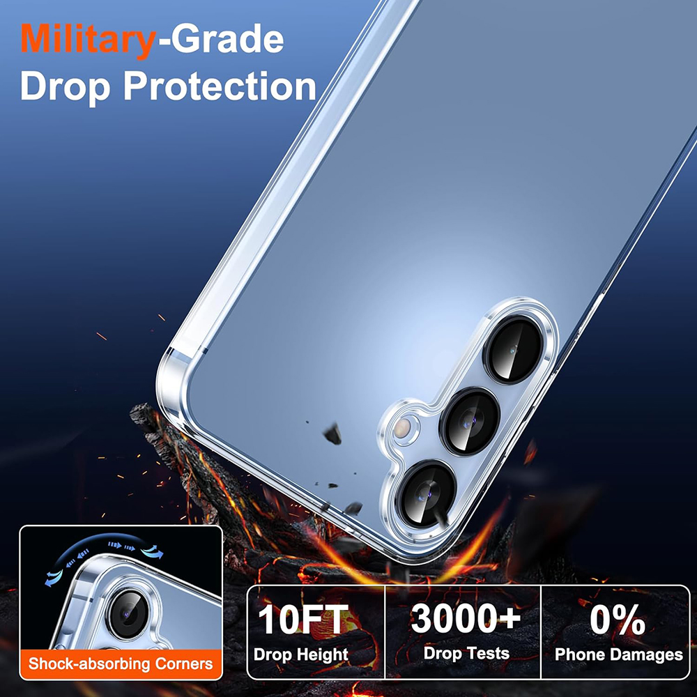 Casing Anti Benturan Bening Un - Samsung Galaxy A55 ulasan dan harga