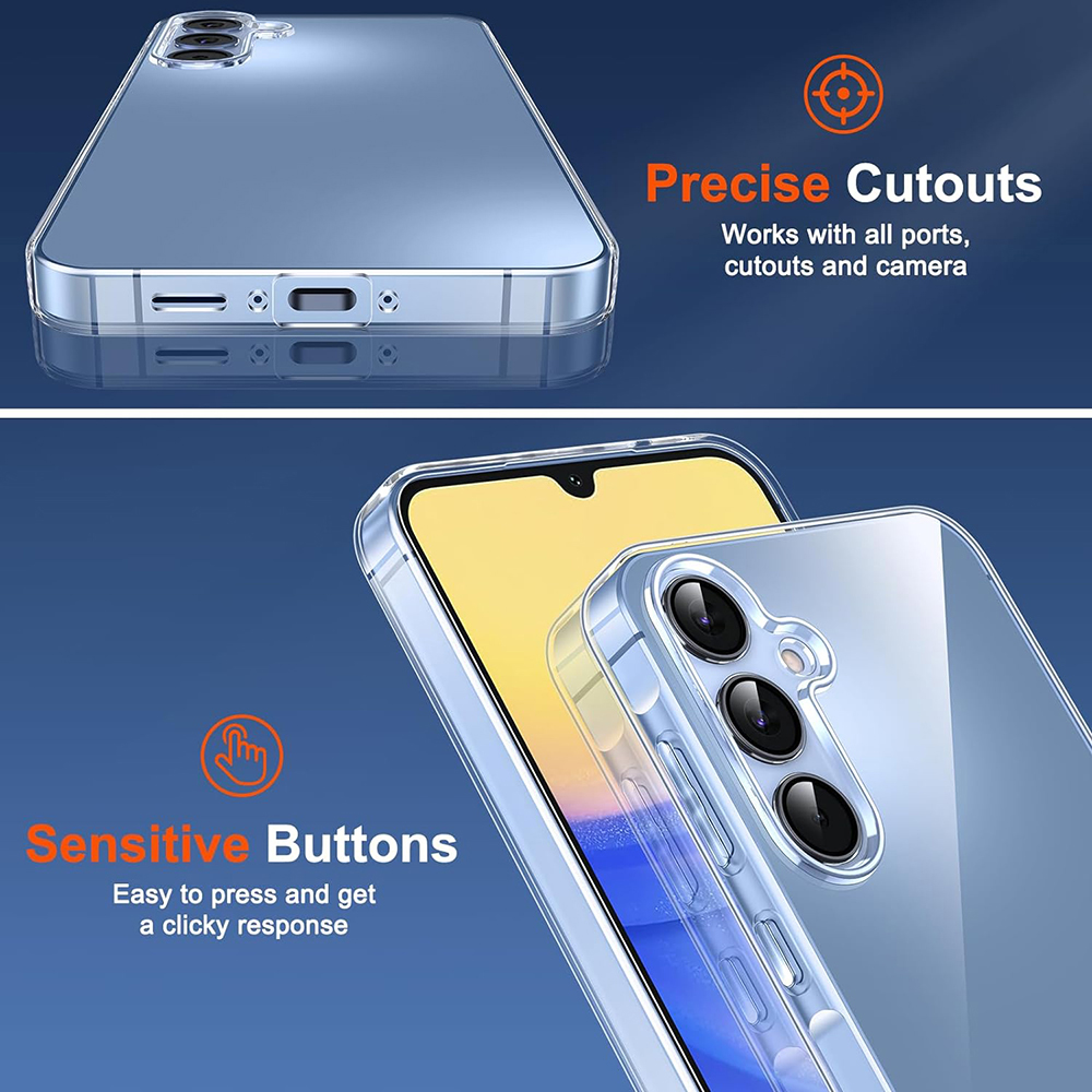 Casing Anti Benturan Bening Un - Samsung Galaxy A55 ulasan dan harga