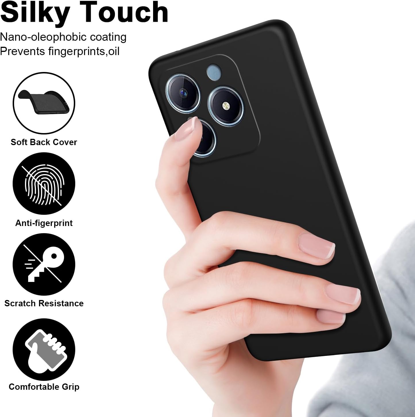 Casing silikon cair fleksibel, - Realme Note 50 ulasan dan harga