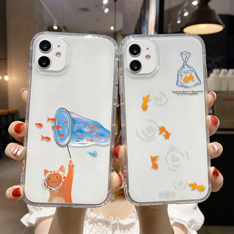 Casing HP Transparan Motif Ika - Apple Iphone 16 ulasan dan harga
