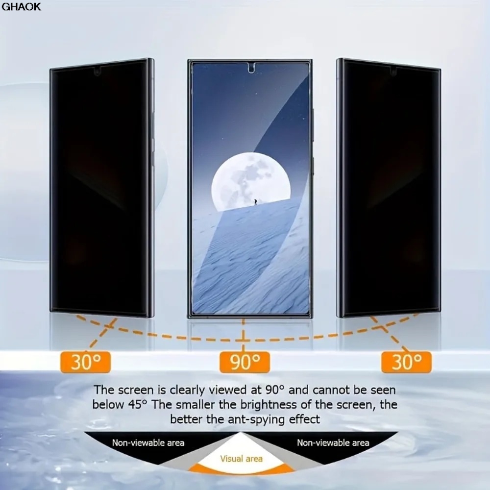2PCS Kaca Tempered Privasi Unt - Privacy Screen Protector ulasan dan harga