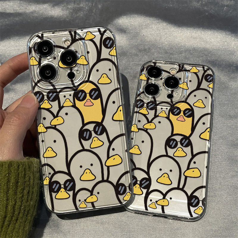 Casing Bebek Kartun Lucu untuk - Apple Iphone 15 Pro Max ulasan dan harga