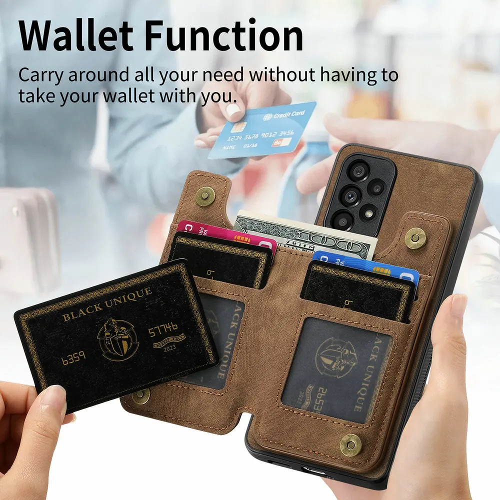 Casing Kulit Dompet Ritsleting - Oppo A78 ulasan dan harga