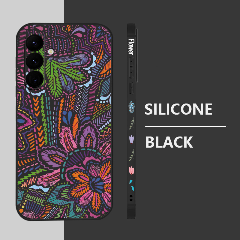Casing Ponsel Pola Bunga Flora - Samsung Galaxy A55 ulasan dan harga
